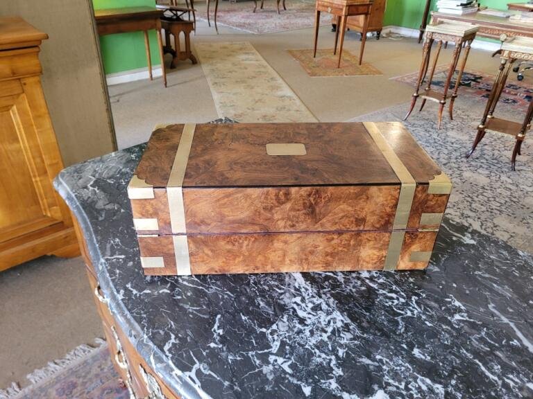 Ecritoire de Marine en Acajou  /  XIXème-photo-3