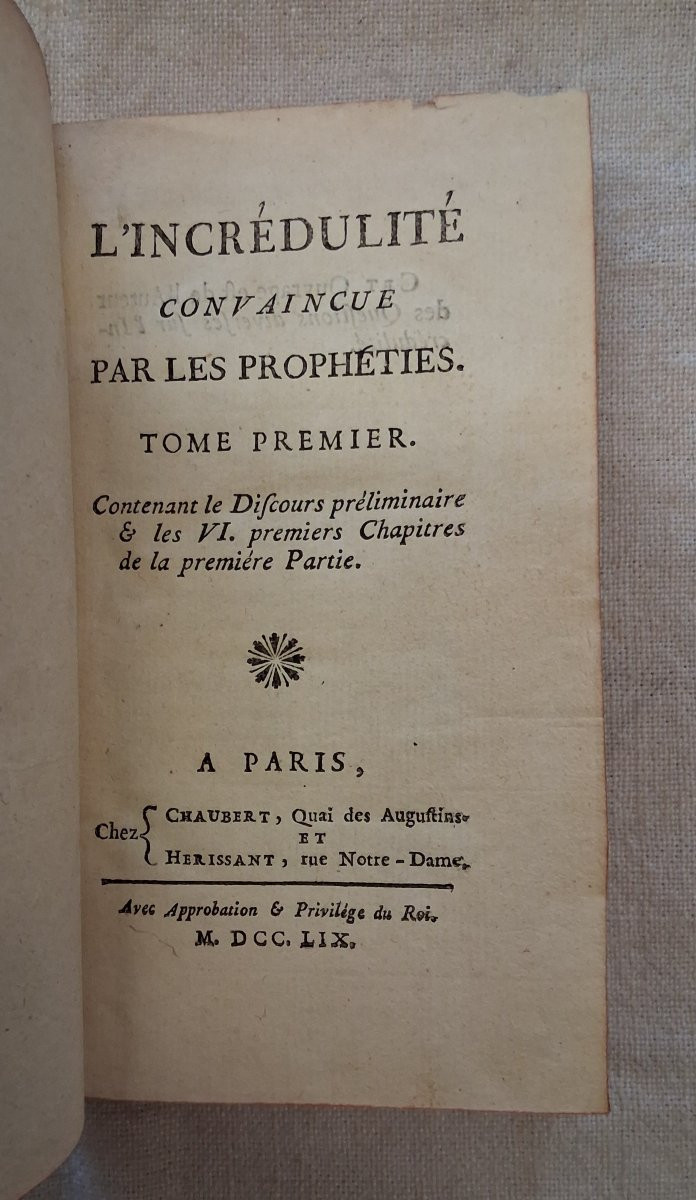 Ensemble de 7 Livres  XVII et XVIIIème -photo-1