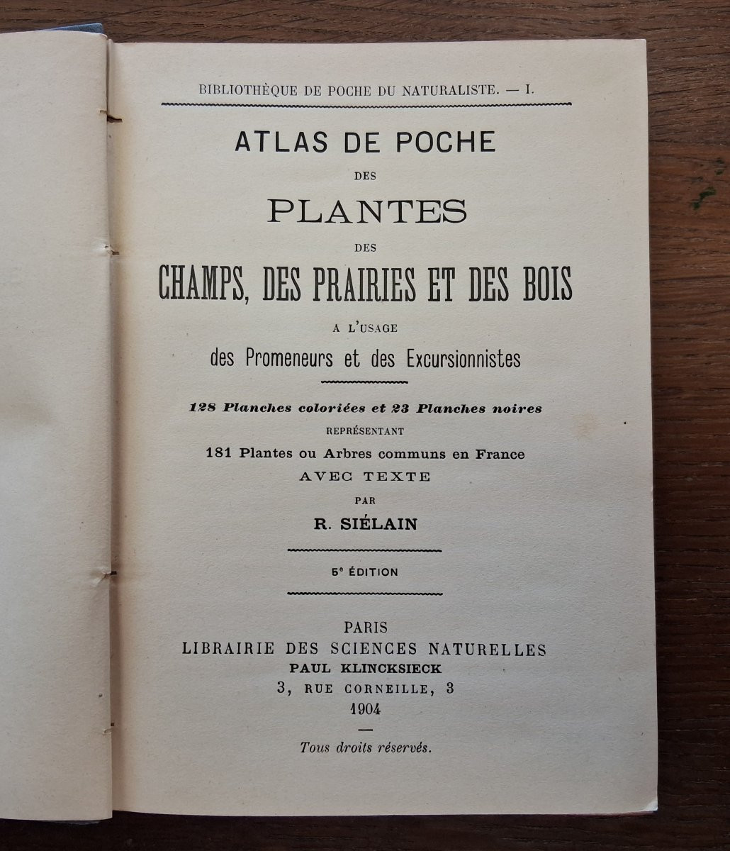 Pocket Plant Atlas By Siélain / 1904-photo-2