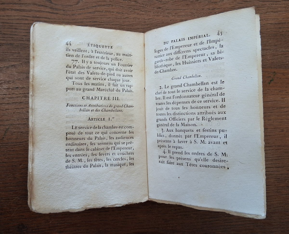 Etiquette du Palais Impérial  /  1808-photo-2