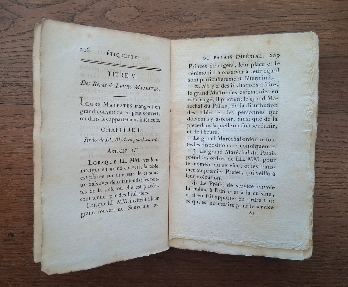 Etiquette du Palais Impérial  /  1808-photo-4