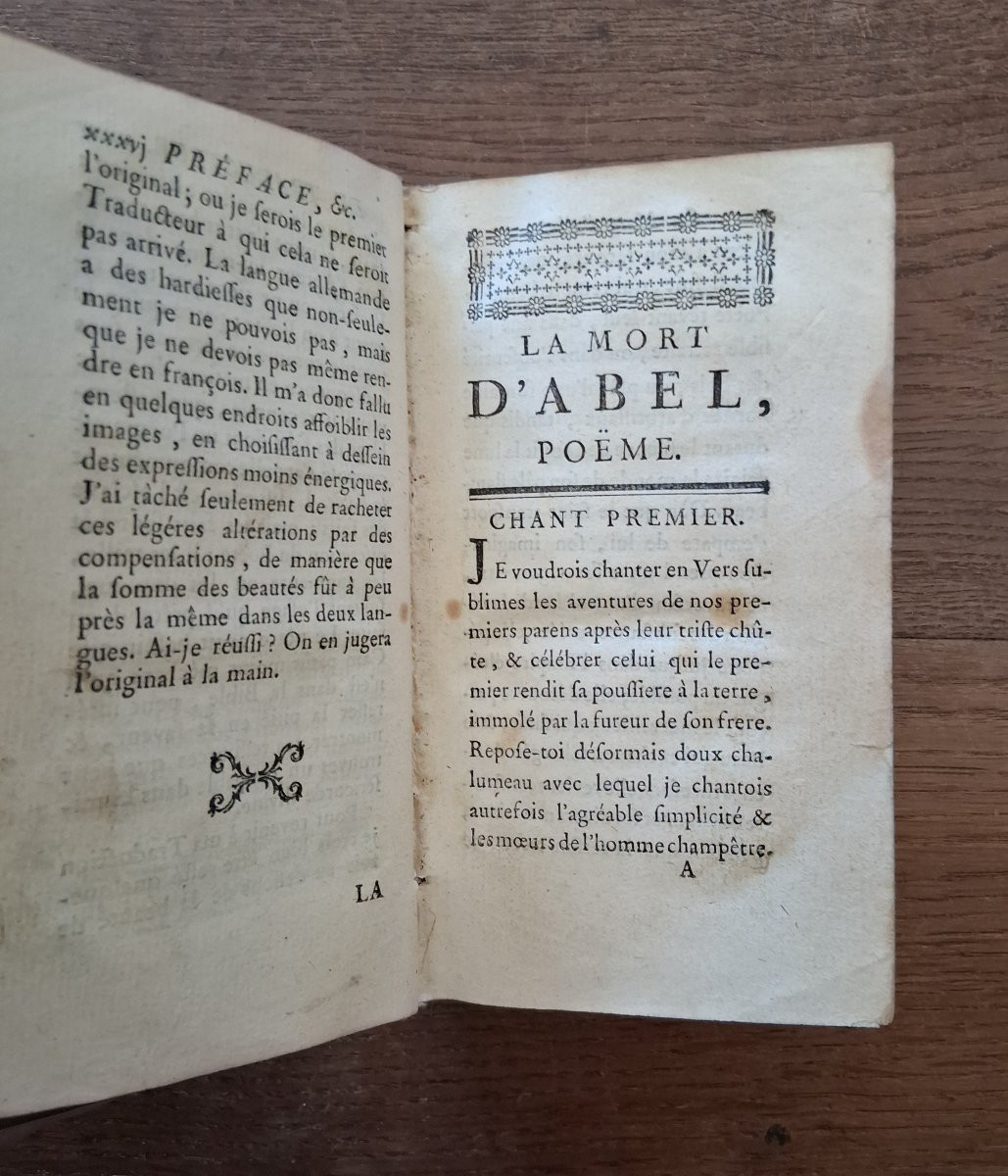 La Mort d'Abel / Gessner  /1760-photo-2