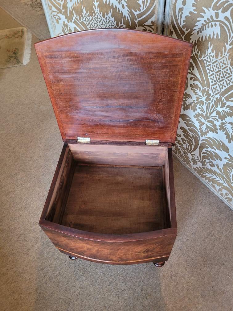 Mahogany Library Step / 19th Century-photo-2