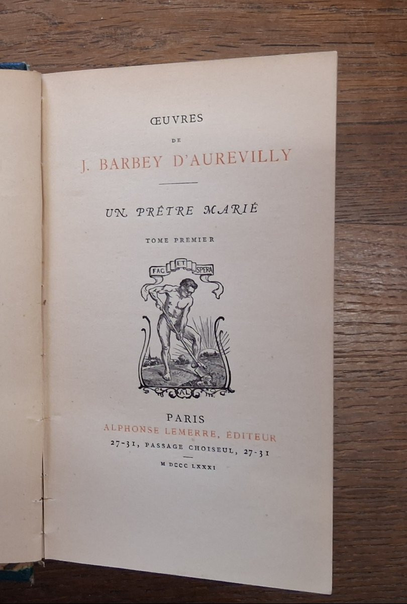 Ensemble de 7 livres par Jules Barbey d'Aurevilly / 1879- 1882-photo-3