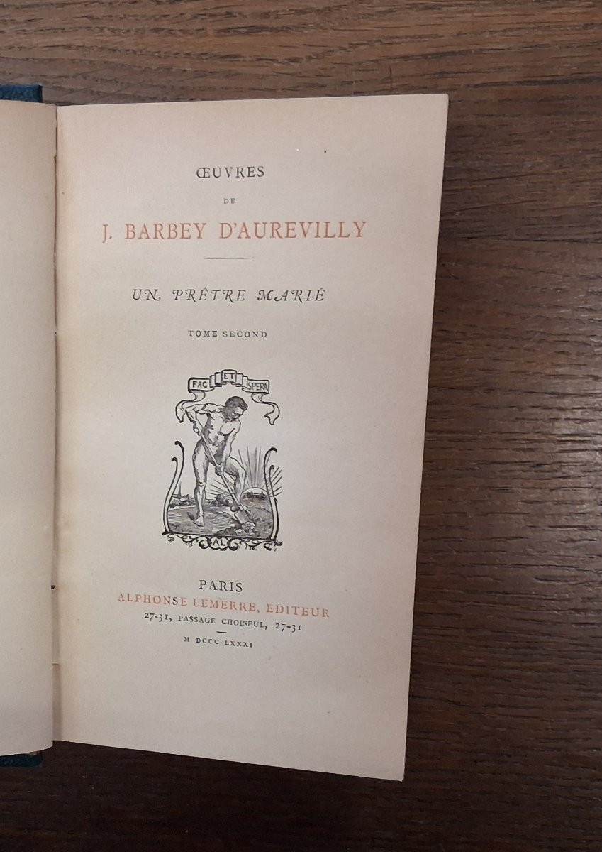 Ensemble de 7 livres par Jules Barbey d'Aurevilly / 1879- 1882-photo-4