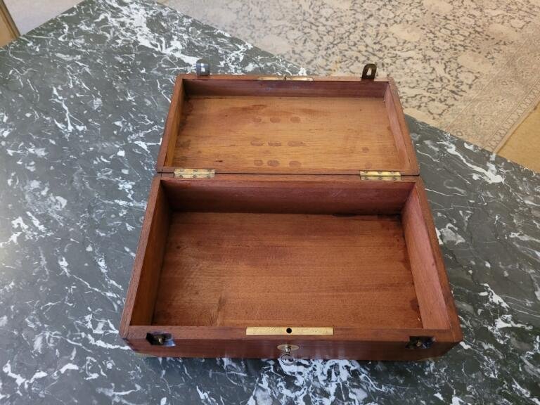 Mahogany Box / 19th Century-photo-4