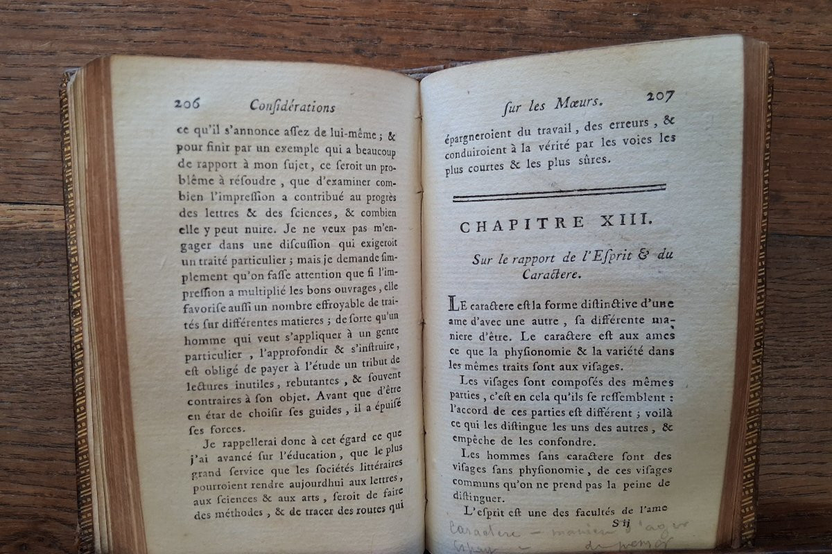 Considérations sur les moeurs de ce siècle par Duclos /  1784-photo-3