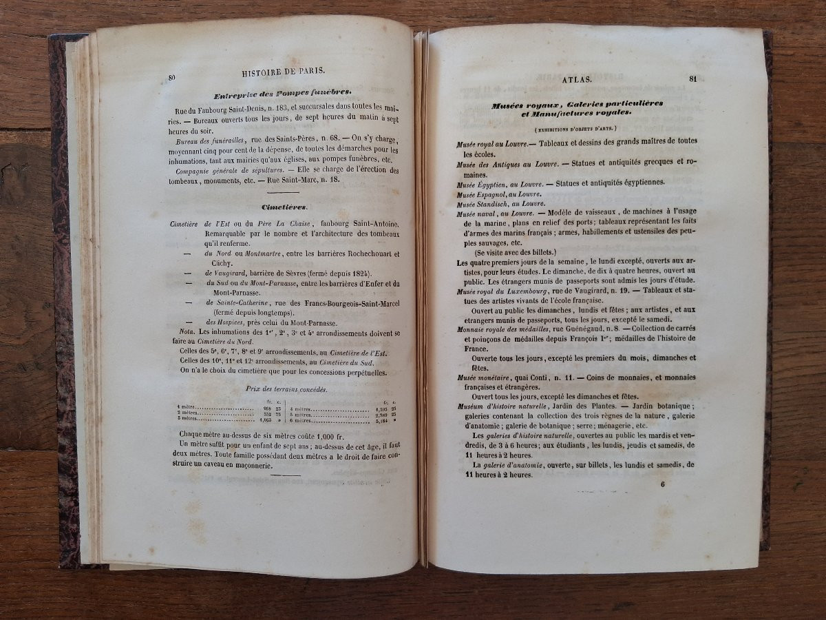 History Of Paris / Atlas- 1839-photo-4