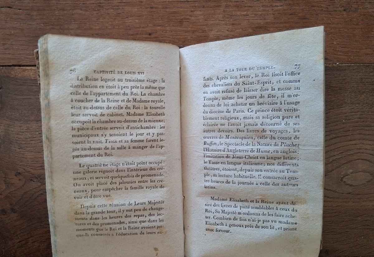 Journal De Ce Qui S'est Passé à La Tour Du Temple Pendant La Captivité De Louis XVI / 1825-photo-2