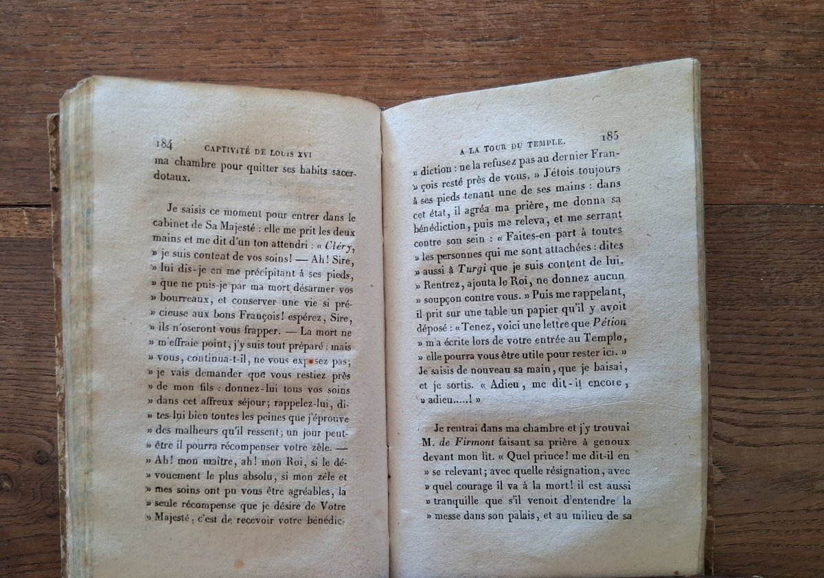 Journal De Ce Qui S'est Passé à La Tour Du Temple Pendant La Captivité De Louis XVI / 1825-photo-3