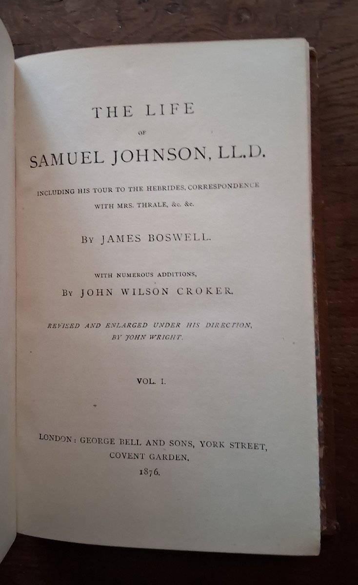 The Life Of Samuel Johnson, Ll.d., By James Boswell  /  1876-photo-2