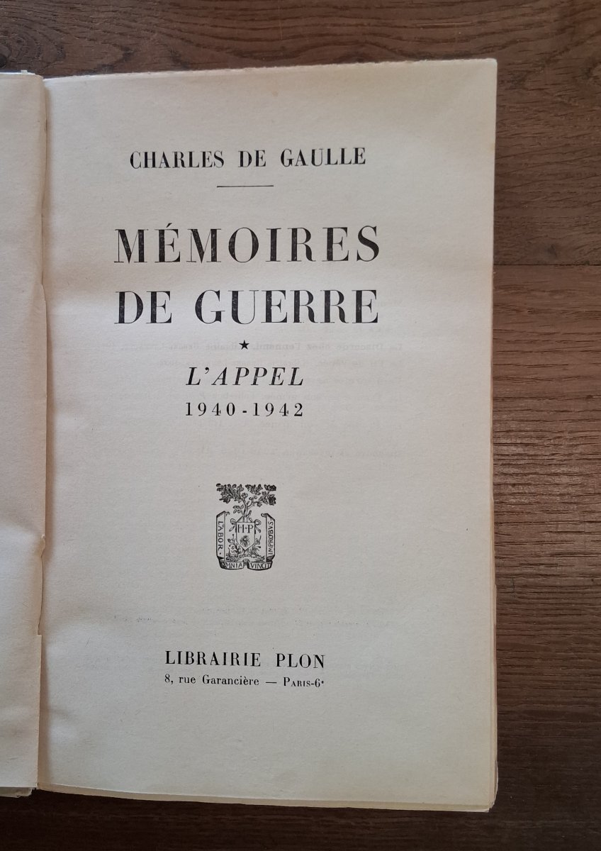 Mémoires de Guerre / Charles de Gaulle  -photo-2