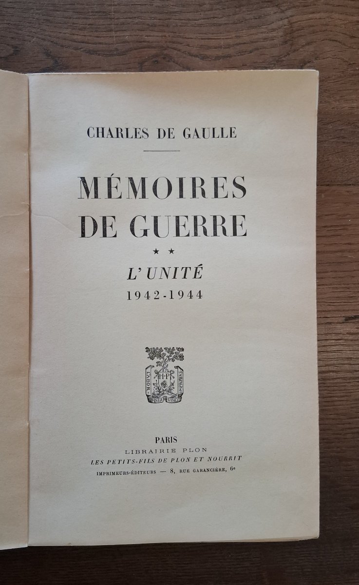 Mémoires de Guerre / Charles de Gaulle  -photo-1