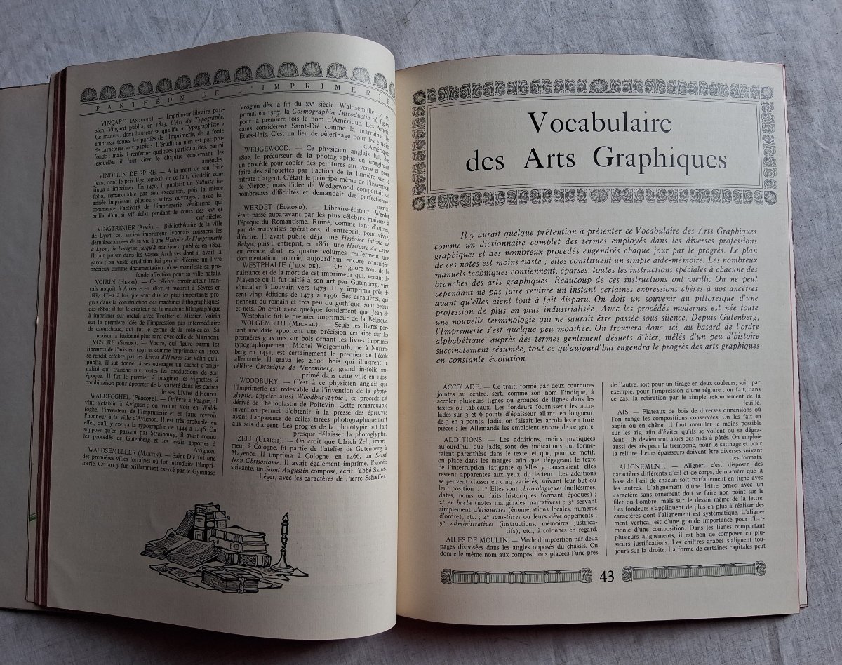 Ensemble de 11 livres sur l'imprimerie  / vers 1920-photo-3