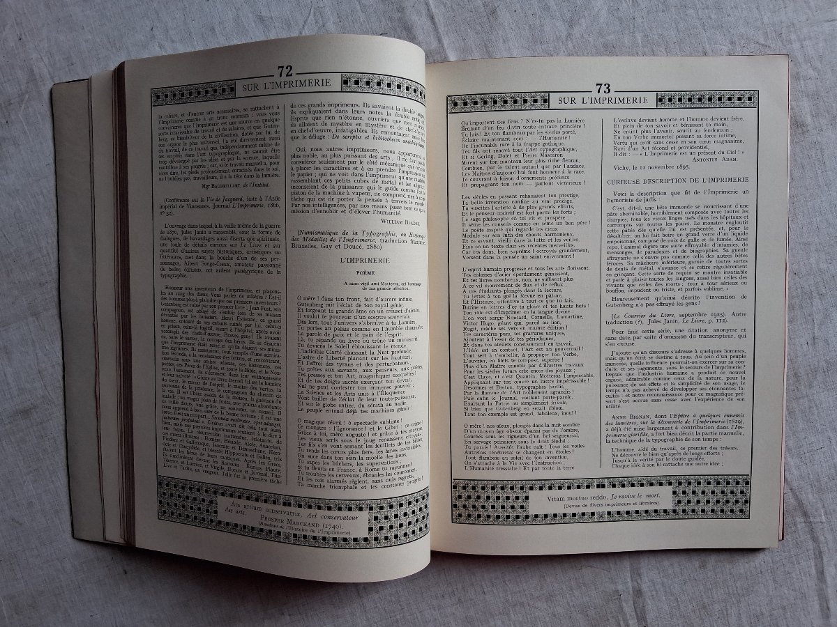 Ensemble de 11 livres sur l'imprimerie  / vers 1920-photo-4