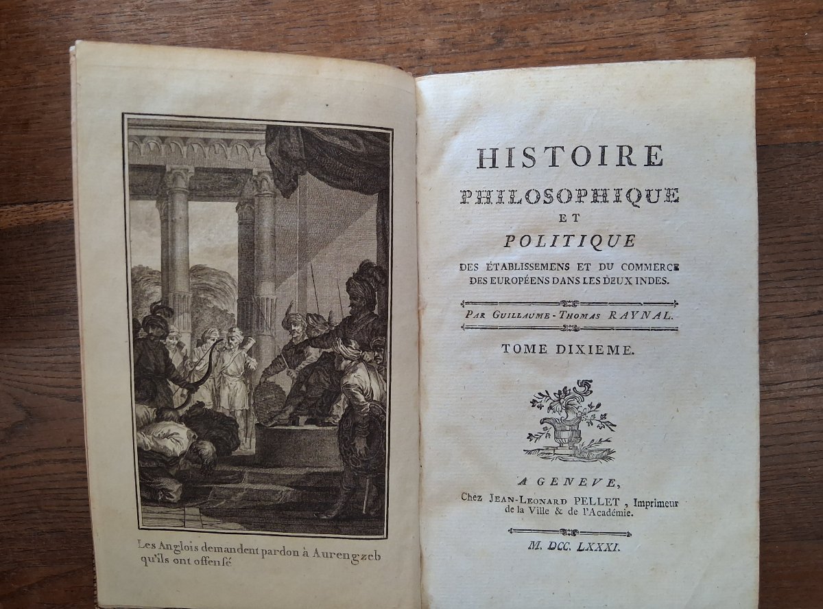 Philosophical And Political History  By Raynal   /  1781-photo-6