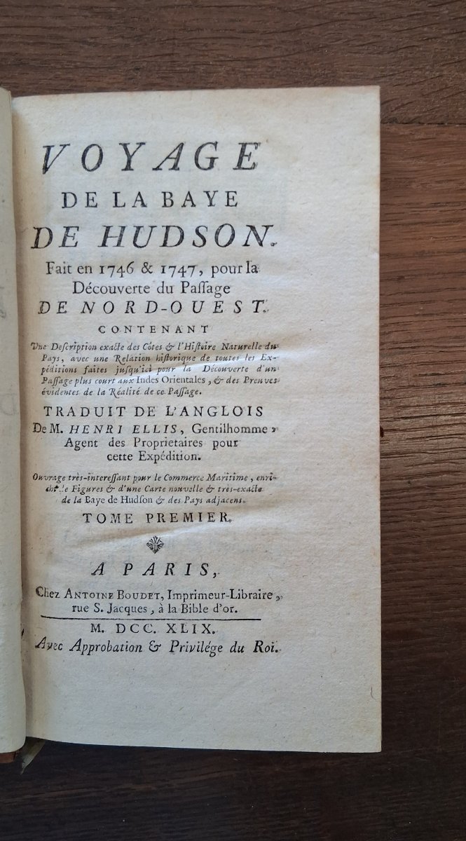 A Voyage To Hudson Bay By Henri Ellis / 1749-photo-2