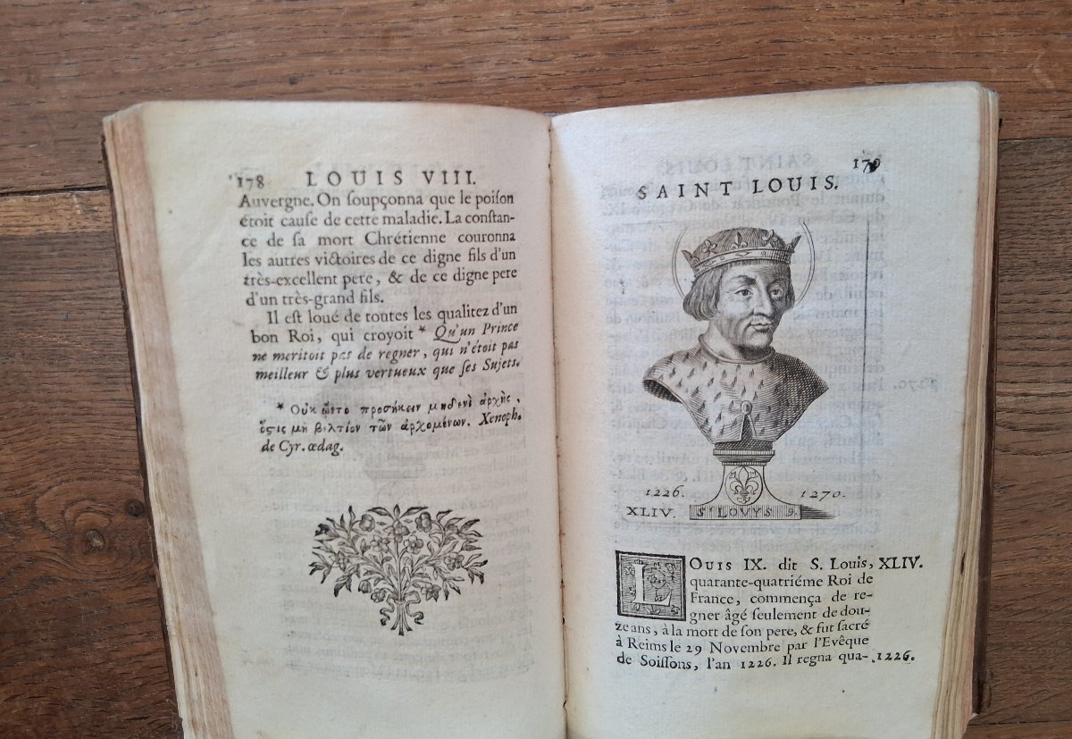 A Methodical Summary Of The History Of France By M. De Brianville / 1726 -photo-1