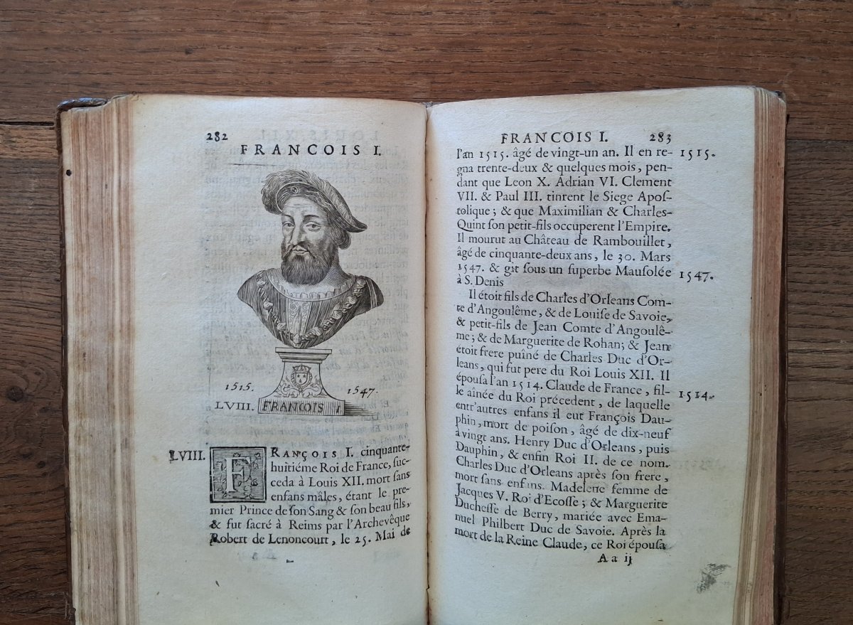 A Methodical Summary Of The History Of France By M. De Brianville / 1726 -photo-3