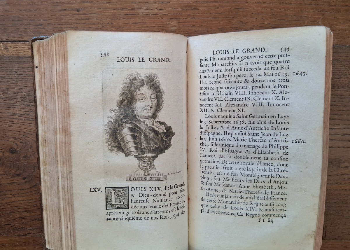 A Methodical Summary Of The History Of France By M. De Brianville / 1726 -photo-4