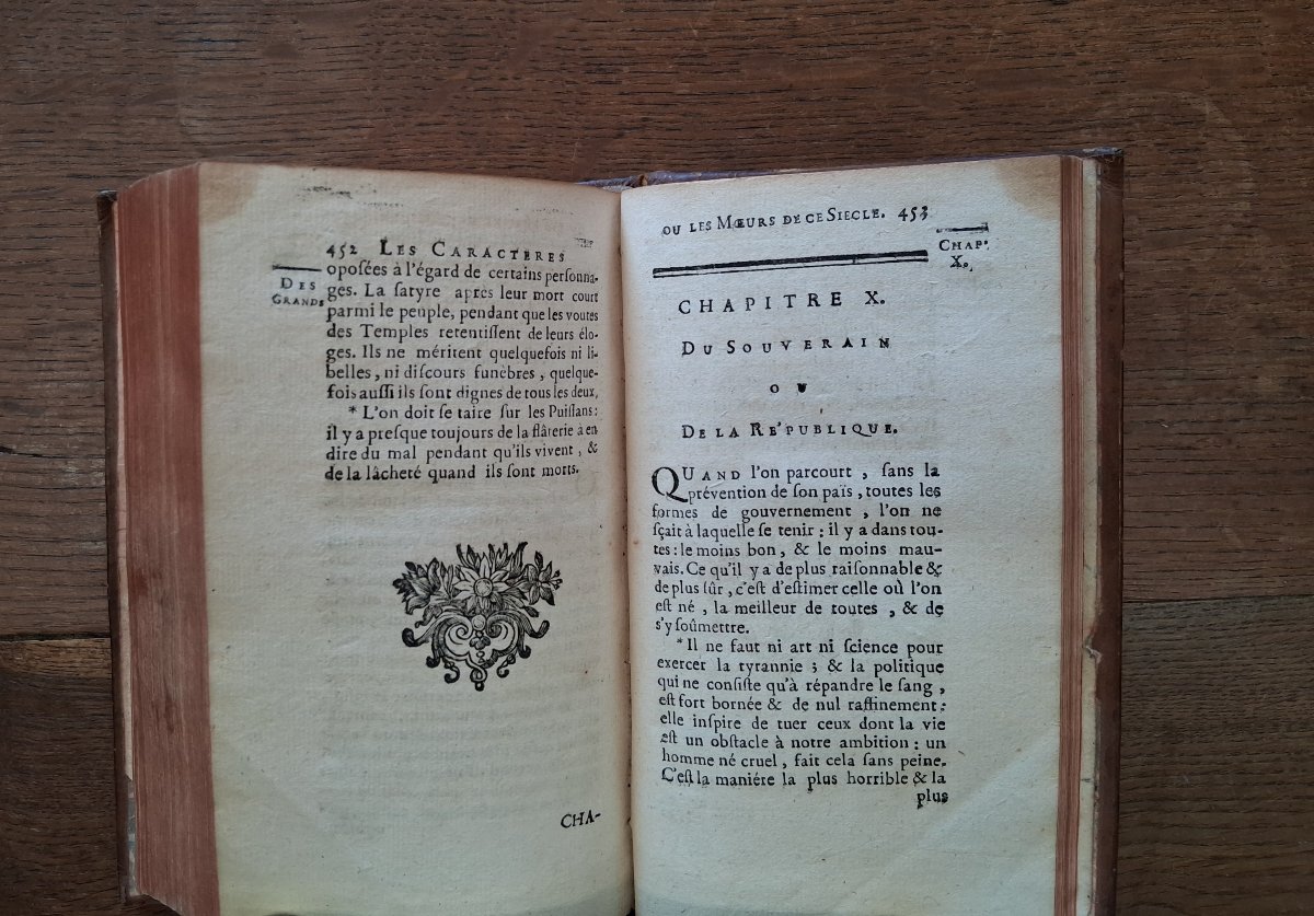 Les caractères de Théophraste par de la Bruyère  /  1754-photo-2