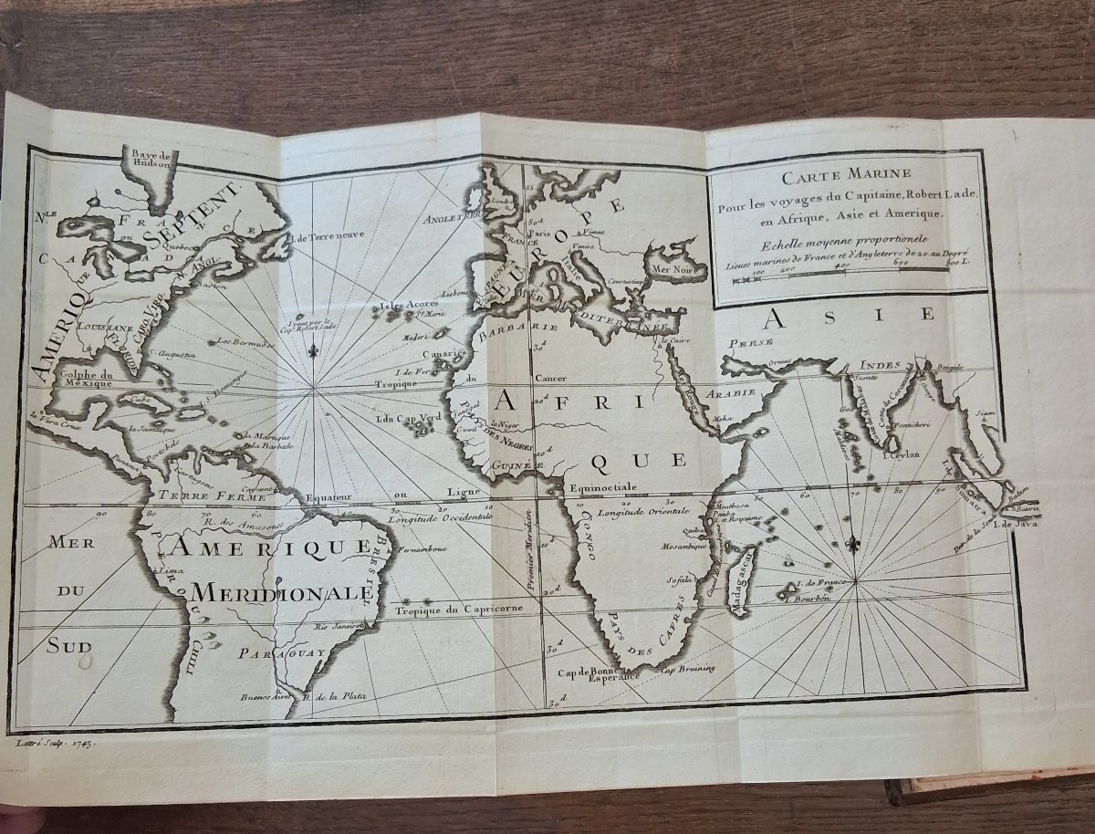 Voyages du Capitaine  Robert Lade  / 1744-photo-2