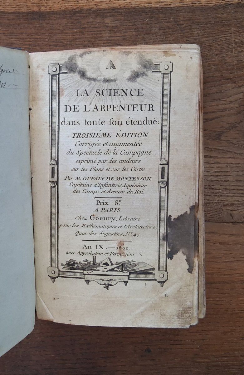 La science de l'Arpenteur par Dupain de Montesson / 1800