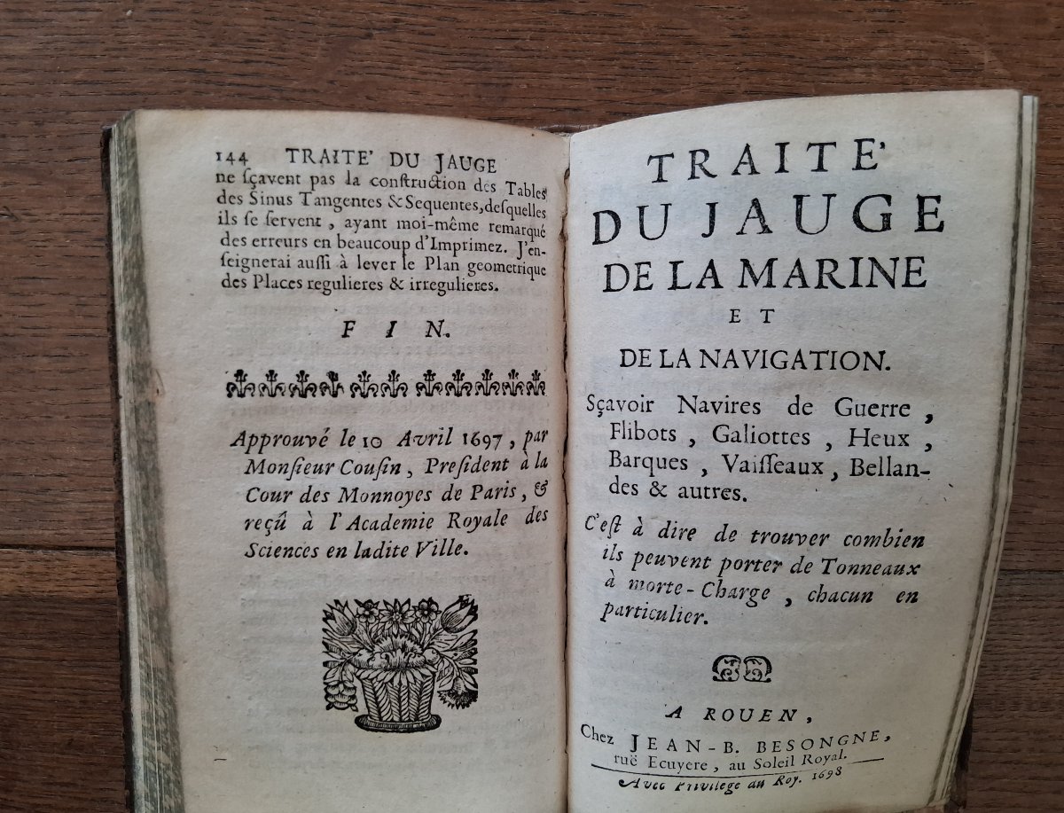 Traité du Jauge universel par Antoine Moitoiret de Blainville / 1698-photo-2