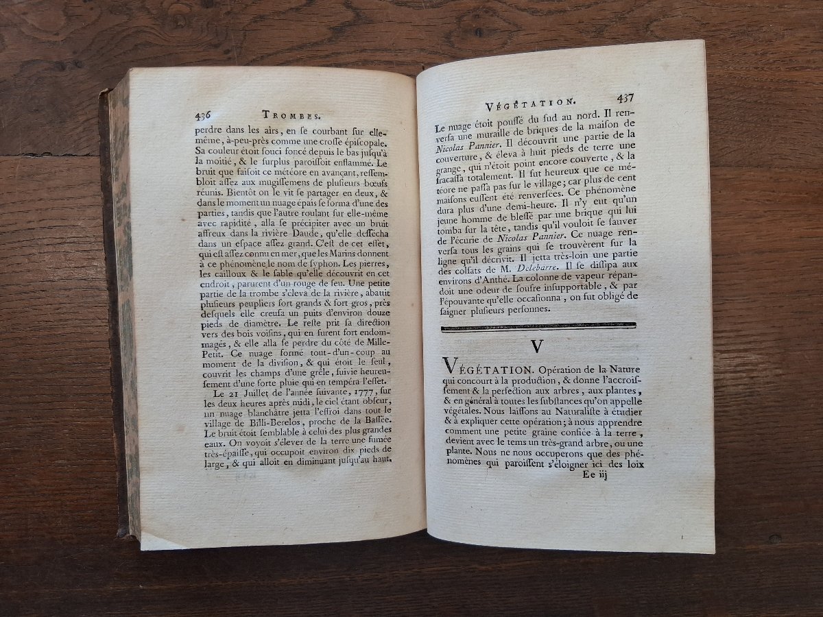 Dictionnaire des merveilles de la nature par Sigaud de la Fond  / 1790-photo-6