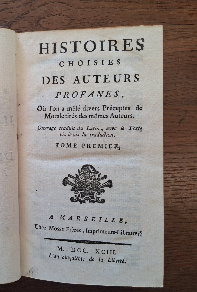 Histoires choisies des auteurs profanes  / 1793-photo-2