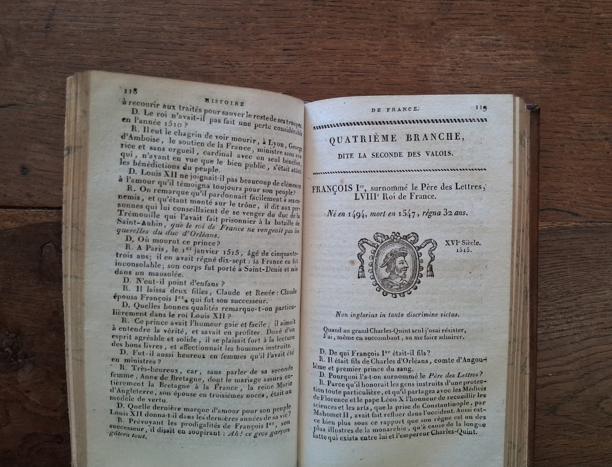 Instruction sur l'histoire de France et sur l'histoire romaine par Le Ragois  / 1824-photo-4