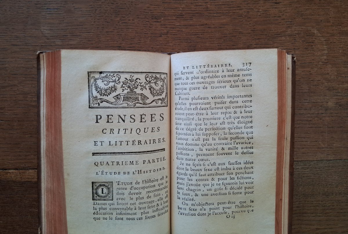 Pensées Philosophiques ,Morales, Critiques, Littéraires et Politiques de M.Hume / 1765-photo-2