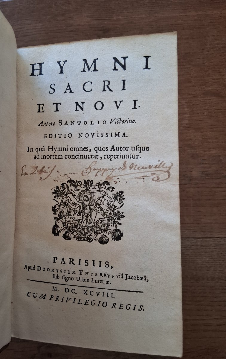 Hymni Sacri Et Novi - Victorino Santolio / 1698