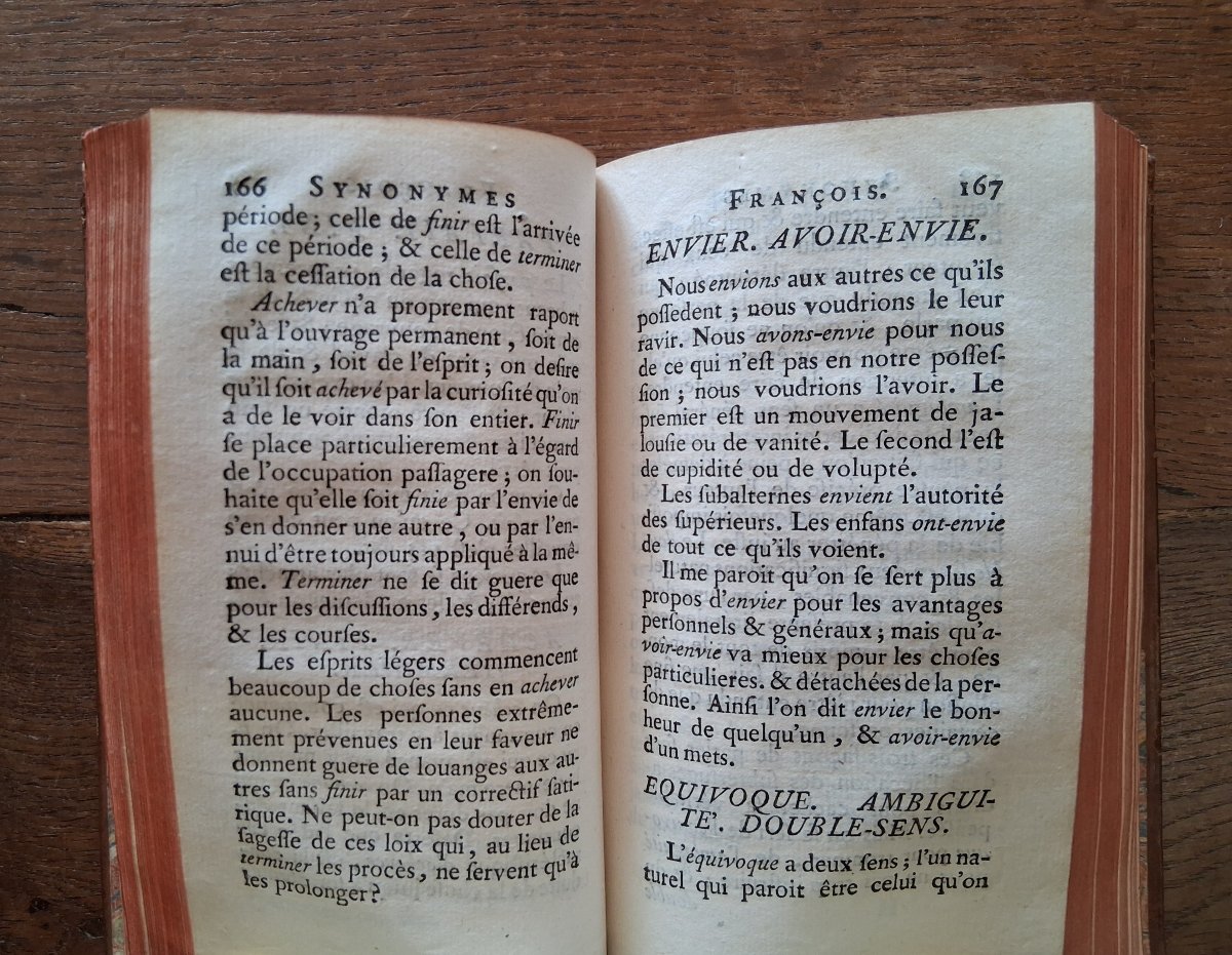 Synonymes Français par l'Abbé Girard  / 1741-photo-4