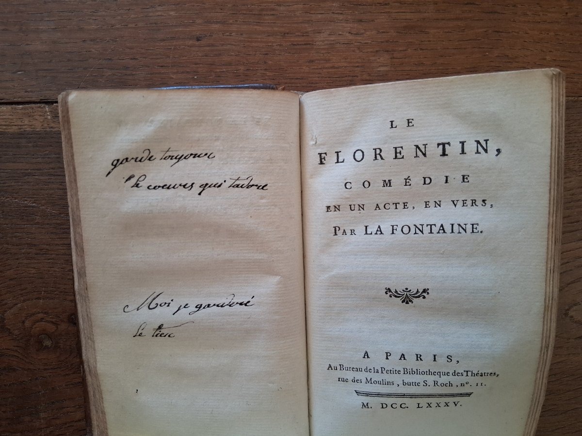 Dramatic Masterpieces By Jean De La Fontaine And The Beauchamps / 1791-photo-3