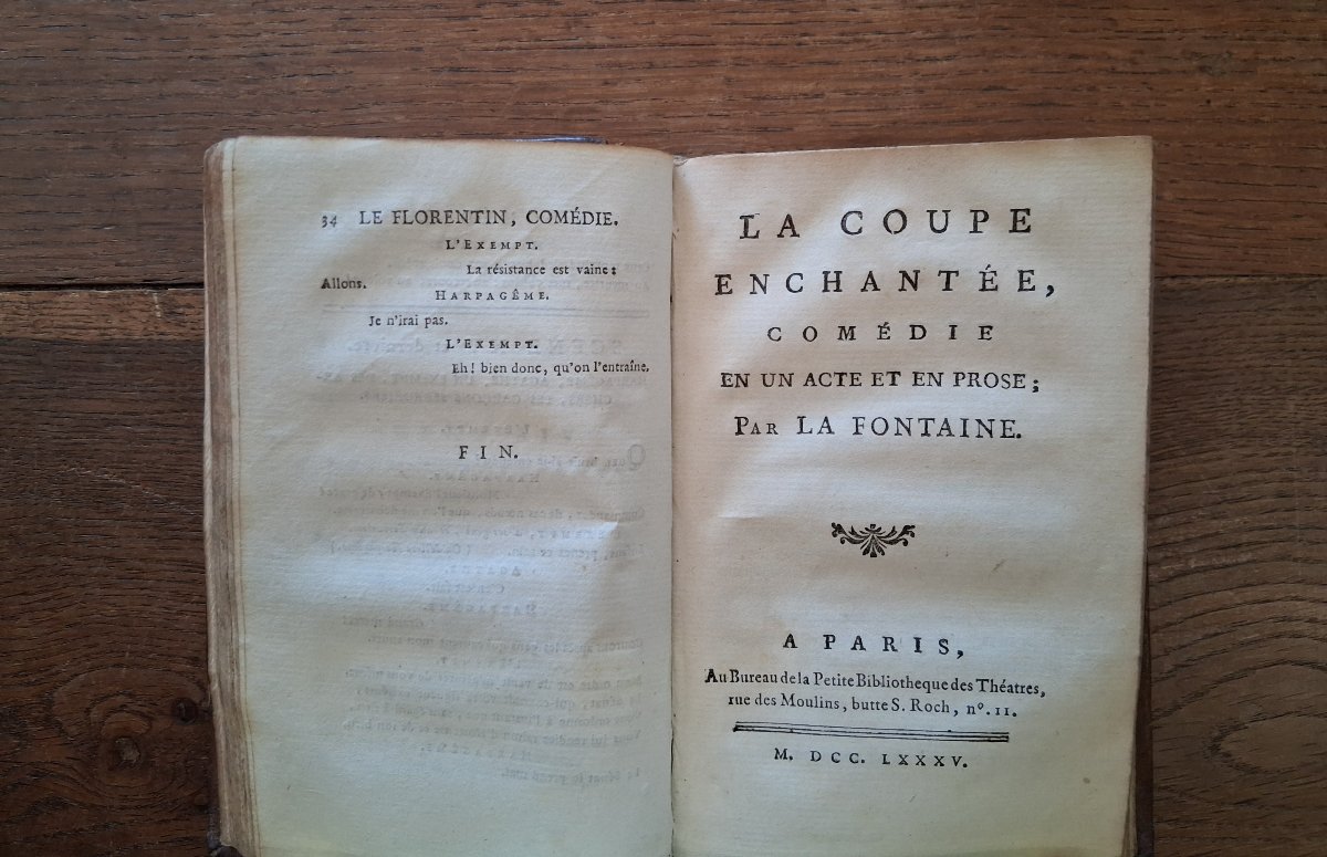 Dramatic Masterpieces By Jean De La Fontaine And The Beauchamps / 1791-photo-1