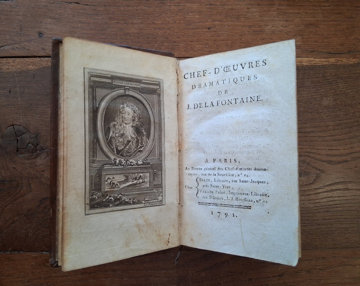 Dramatic Masterpieces By Jean De La Fontaine And The Beauchamps / 1791