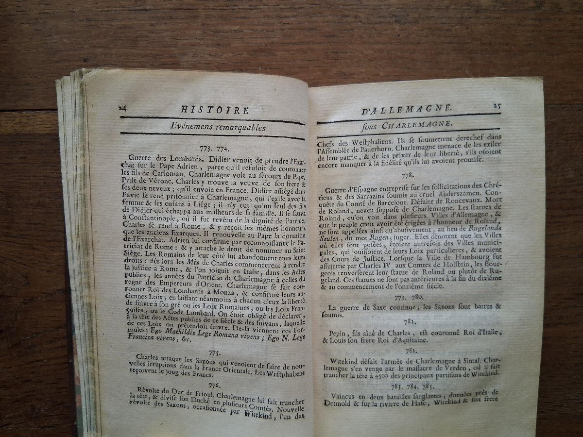 Abrégé chronologique de l'histoire et du droit public d' Allemagne  /  1766-photo-3