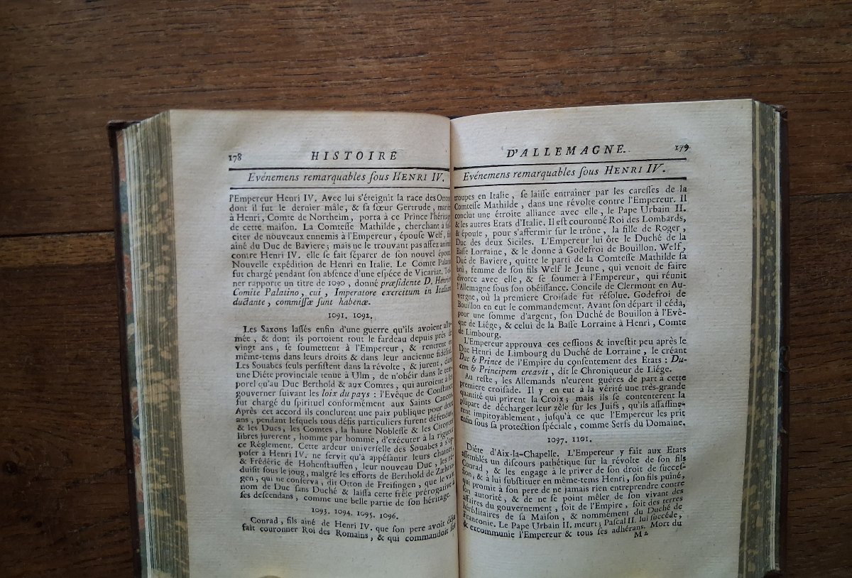 Abrégé chronologique de l'histoire et du droit public d' Allemagne  /  1766-photo-1