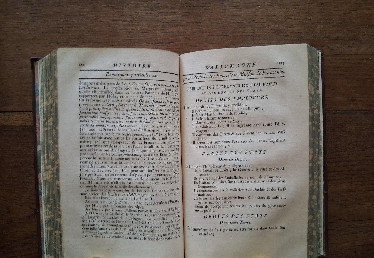 Abrégé chronologique de l'histoire et du droit public d' Allemagne  /  1766-photo-2