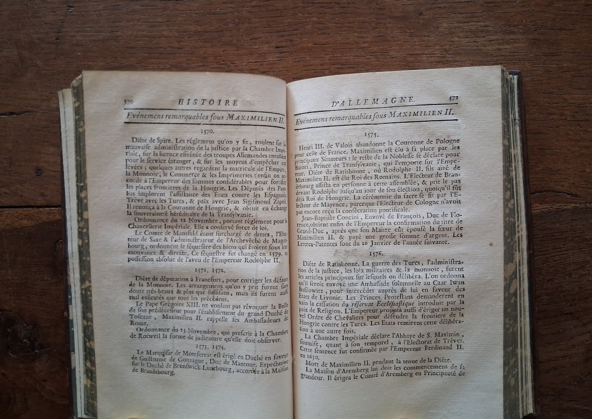 Abrégé chronologique de l'histoire et du droit public d' Allemagne  /  1766-photo-5