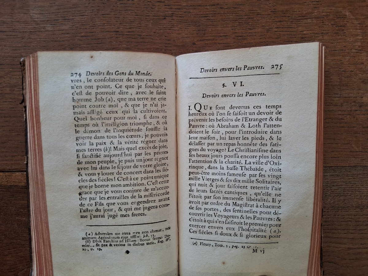 Traité des devoirs des gens du  monde et surtout des chefs de famille par Collet  / 1763 -photo-2