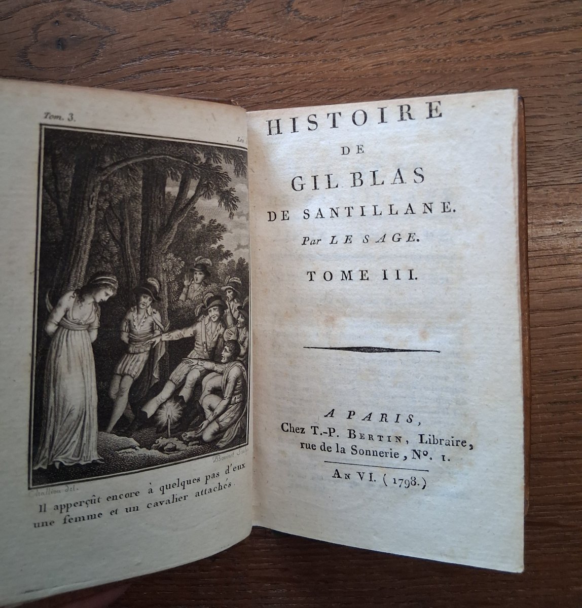 The Story Of Gil Blas De Santillane By Lesage    /   1798-photo-2