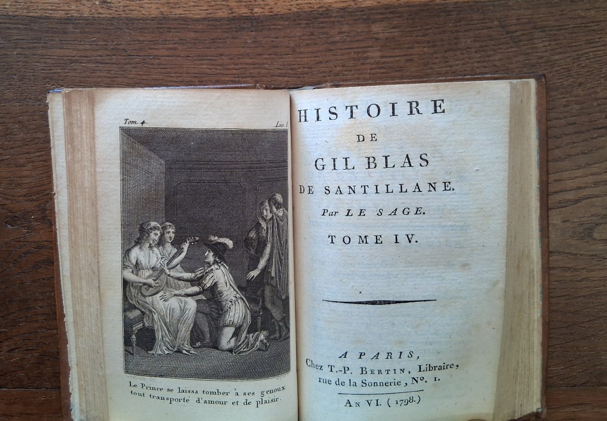 The Story Of Gil Blas De Santillane By Lesage    /   1798-photo-3
