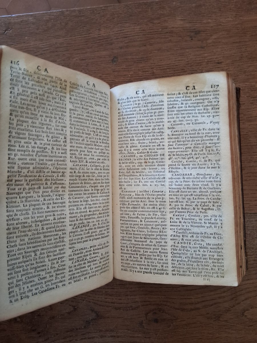 Dictionnaire Géographique Portatif par Vosgien  /  1749-photo-2
