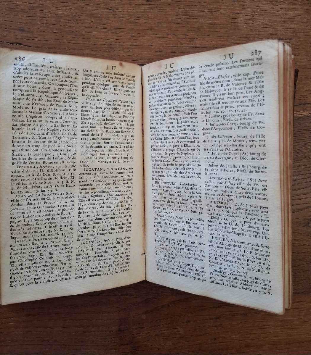Dictionnaire Géographique Portatif par Vosgien  /  1749-photo-4
