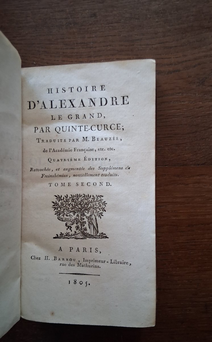 The History Of Alexander The Great By Quintus Curtius Rufus  /  1805-photo-3