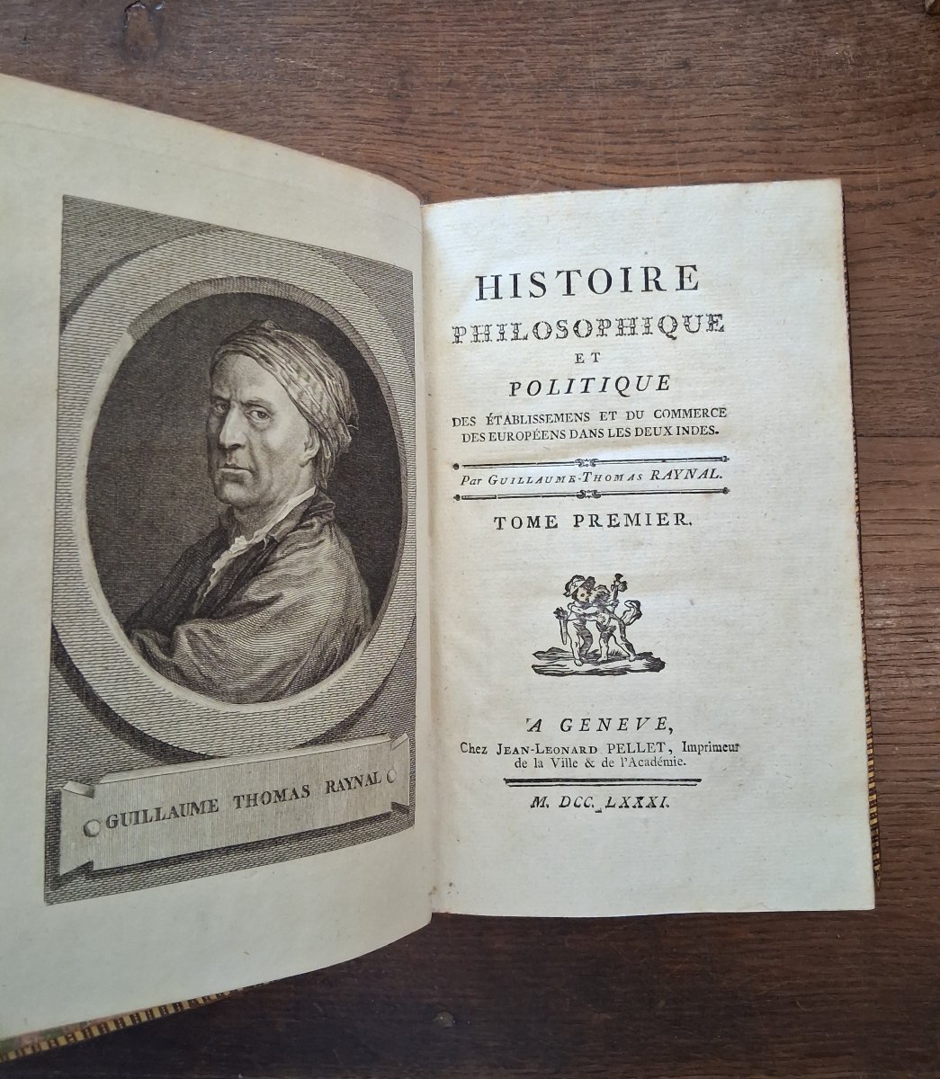 Philosophical And Political History  By Raynal   /  1781-photo-2