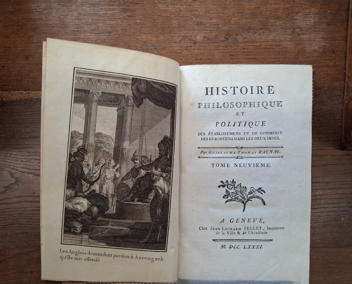 Philosophical And Political History  By Raynal   /  1781-photo-5
