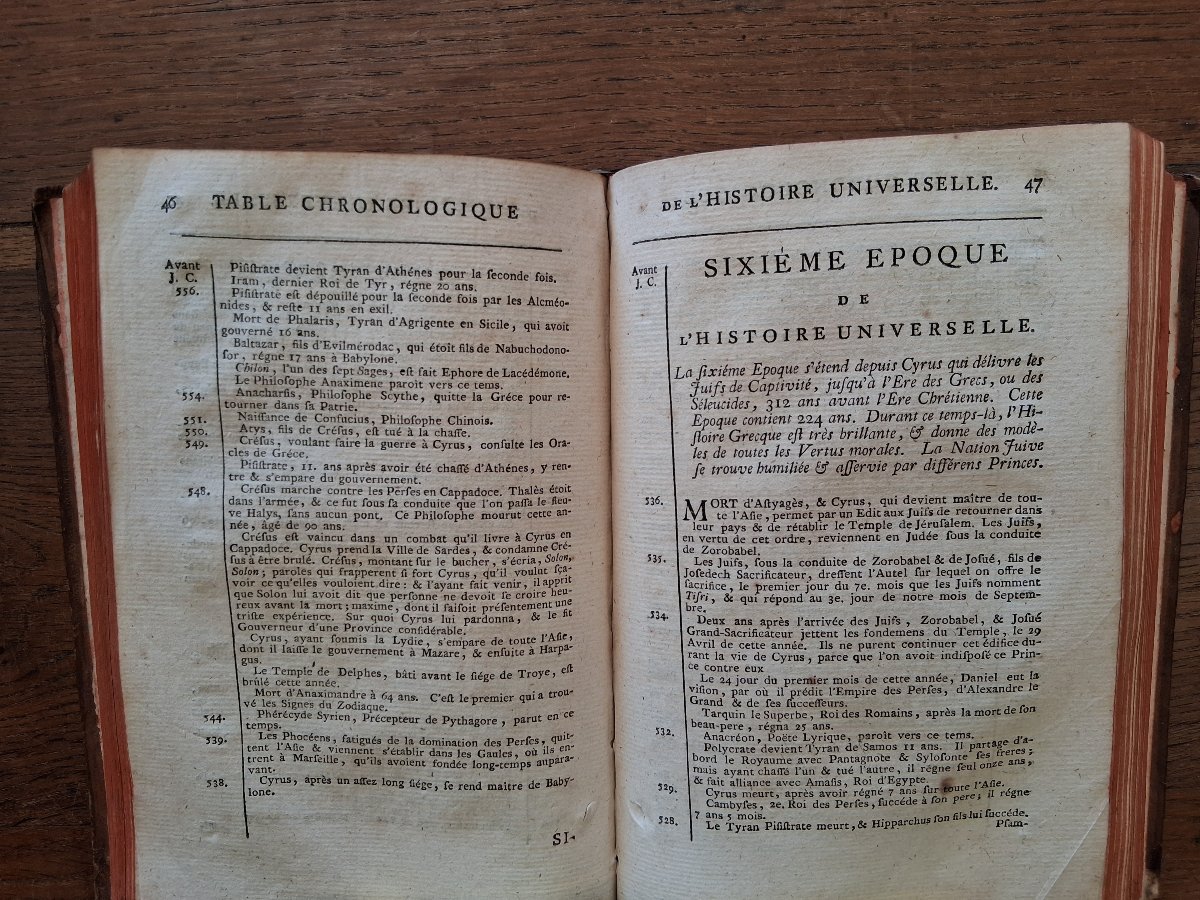 Tablettes chronologiques de l'histoire  universelle  / 1756-photo-4